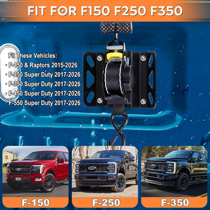 Retractable Ratchet Straps for Ford F-Series Truck Beds