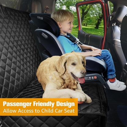 Waterproof Dog Back Seat Cover for Ford F-150, Ram 1500, GMC & Silverado Trucks