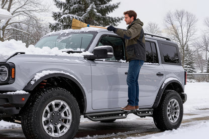 Two-Stair Heavy-Duty Running Boards for 2021-2026 Ford Bronco 4-Door - Rock Slider Nerf Bars