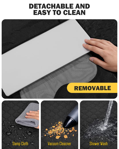 420 lb Waterproof Back Seat Extender with Hard Bottom - Anti-Scratch, Easy Clean for Dogs