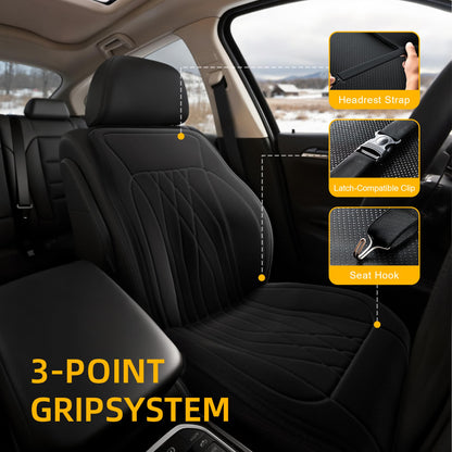 Lumbar Support Car Seat Cushion with Timer - Universal Fit for Car/Truck/SUV