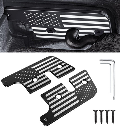 USA Flag Sun Visor Clips for Jeep Wrangler & Gladiator - Fix Loose Visors