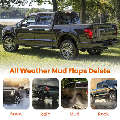 Mud Flap Delete Kit for 2021-2026 Ford F-150 2WD/4WD