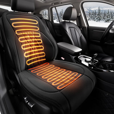 Lumbar Support Car Seat Cushion with Timer - Universal Fit for Car/Truck/SUV