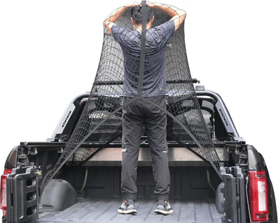 Highly Elastic Cargo Net Suitable for Daily Light Loads of Trucks