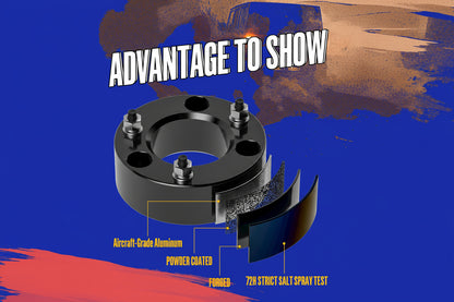 3" Strut Mount Leveling Kit for 2004-2026 Ford F-150, 2003-2018 Expedition & 2005-2008 Mark LT (2-Piece)