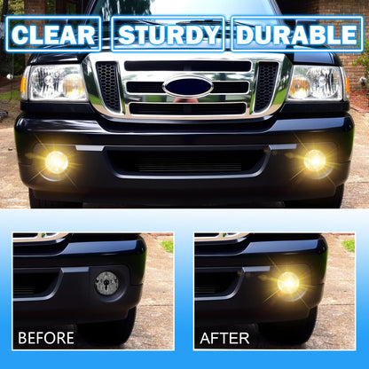 Ford Expedition Ranger Halogen Fog Lights Smoked Lens