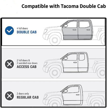 Heavy Duty Top Roof Rack Compatible with 2005-2023 Tacoma Double Cab