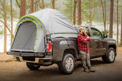 Backroadz 2-Person Truck Bed Tent - Waterproof Rainfly, 10-Minute Setup (Gray/Green)