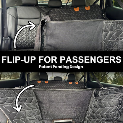 400 lb Back Seat Extender - Converts to Half Seat, Non-Slip Hard Bottom for Car/SUV/Truck