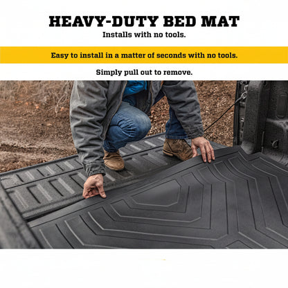 Custom Bed Liner for 2015-2026 Ford F-150 & Lightning 5'7" Bed - 1-Piece Black, 16008 (Not for Drop-in Liners)