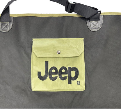 Adjustable Vehicle Seat Protector - 58"x23"x18.5", Waterproof Charcoal Black for Dogs/Pets