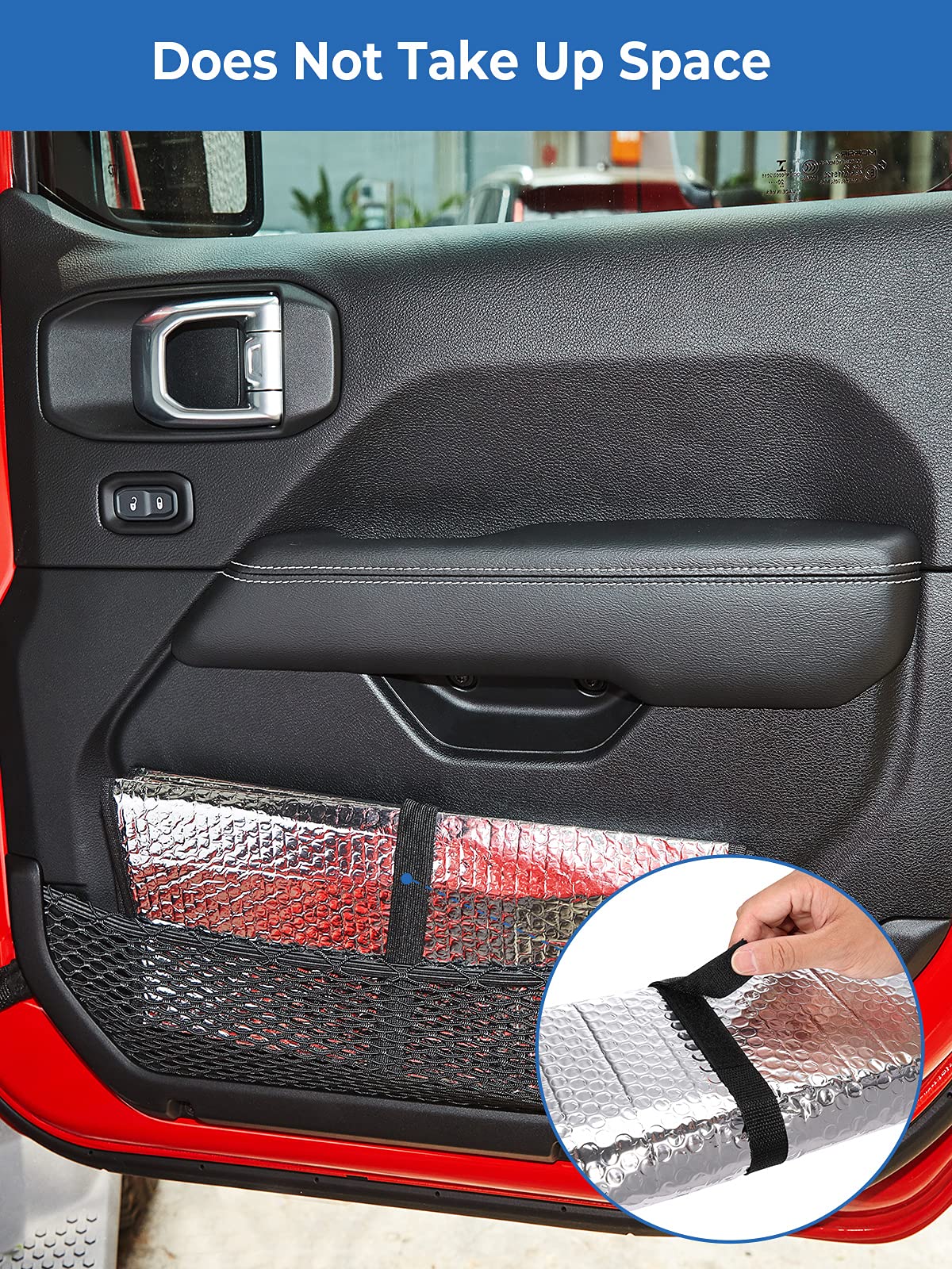 Upgraded Foldable Sun Shade for 2018-2024 Jeep Wrangler JL & Gladiator JT