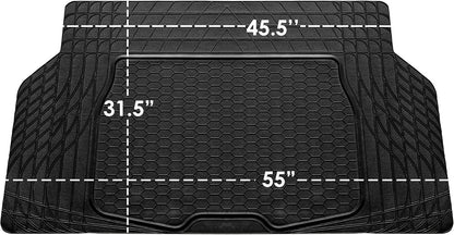 ClimaProof Universal Cargo Mat (55"x31.5") - All-Weather Trimmable for Cars/SUVs/Trucks (Black)