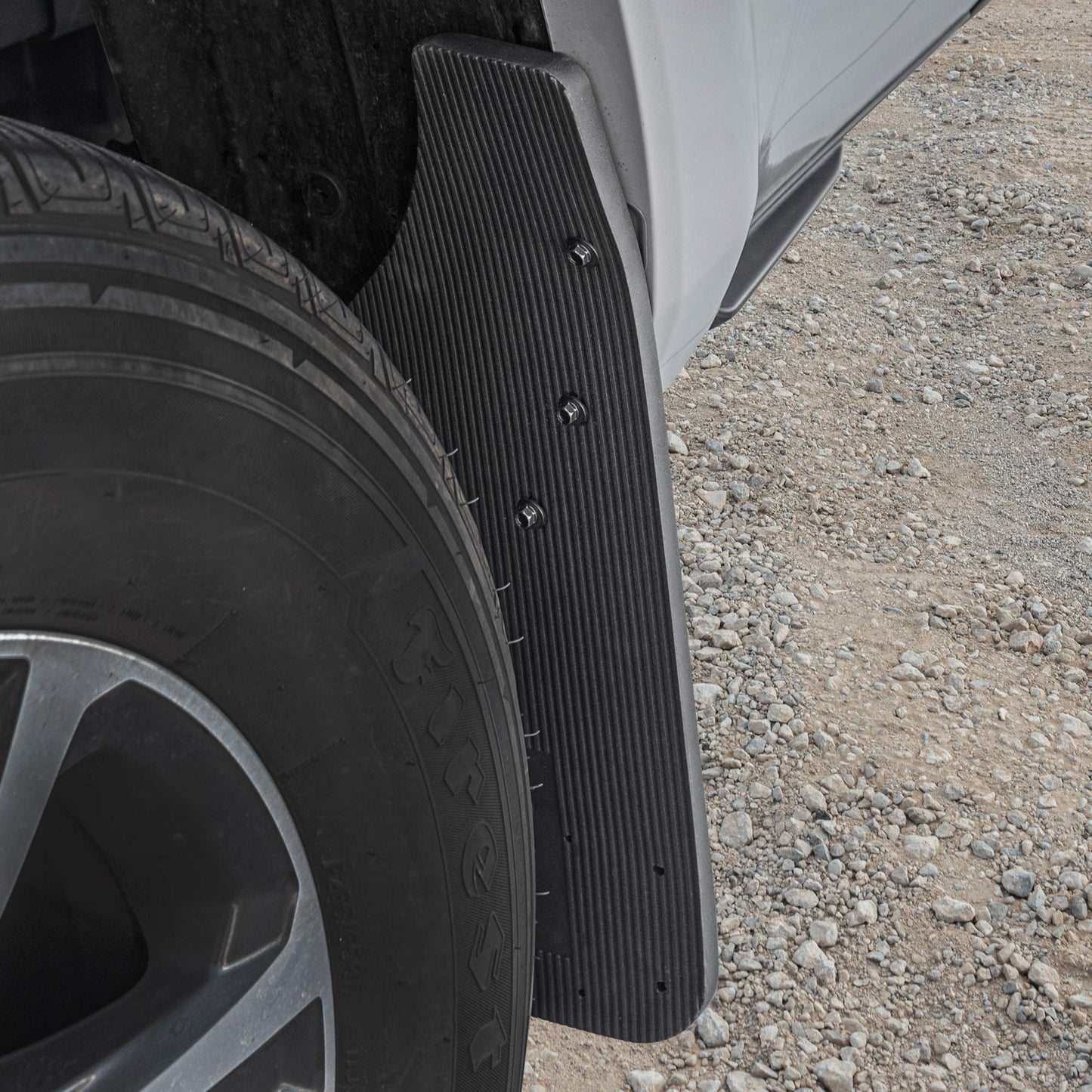 Heavy Duty Mud Flaps with Night Reflectors - 4-Pack Front & Rear