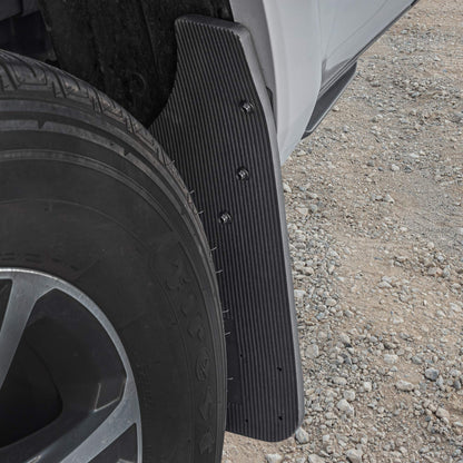 Heavy Duty Mud Flaps with Night Reflectors - 4-Pack Front & Rear
