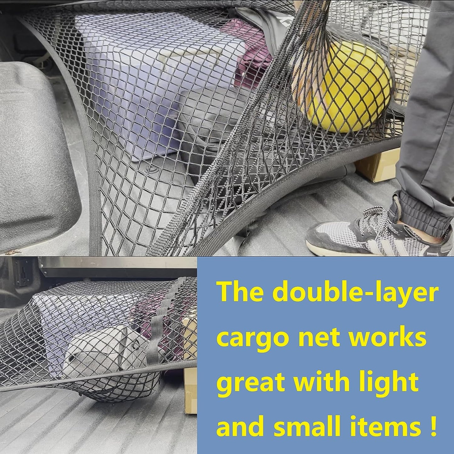 Highly Elastic Cargo Net, Suitable for Daily Light Loads of Trucks
