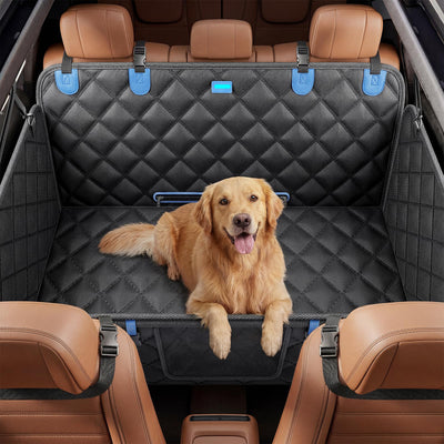 Waterproof 600D Dog Hammock - Safe/Large Space for Backseat, Fits Sedan/SUV/Truck, Passenger Seat Access