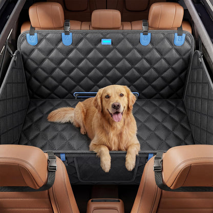 Waterproof 600D Dog Hammock - Safe/Large Space for Backseat, Fits Sedan/SUV/Truck, Passenger Seat Access
