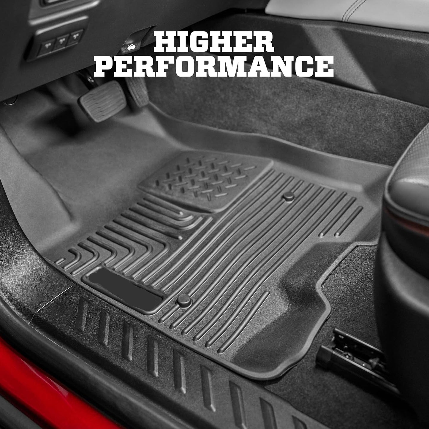Weatherbeater Front & 2nd Row Floor Liners (3-PCS) for 2009-2018 Ram 1500 Quad Cab & 2019-2022 Classic Quad Cab (Black) - 99011