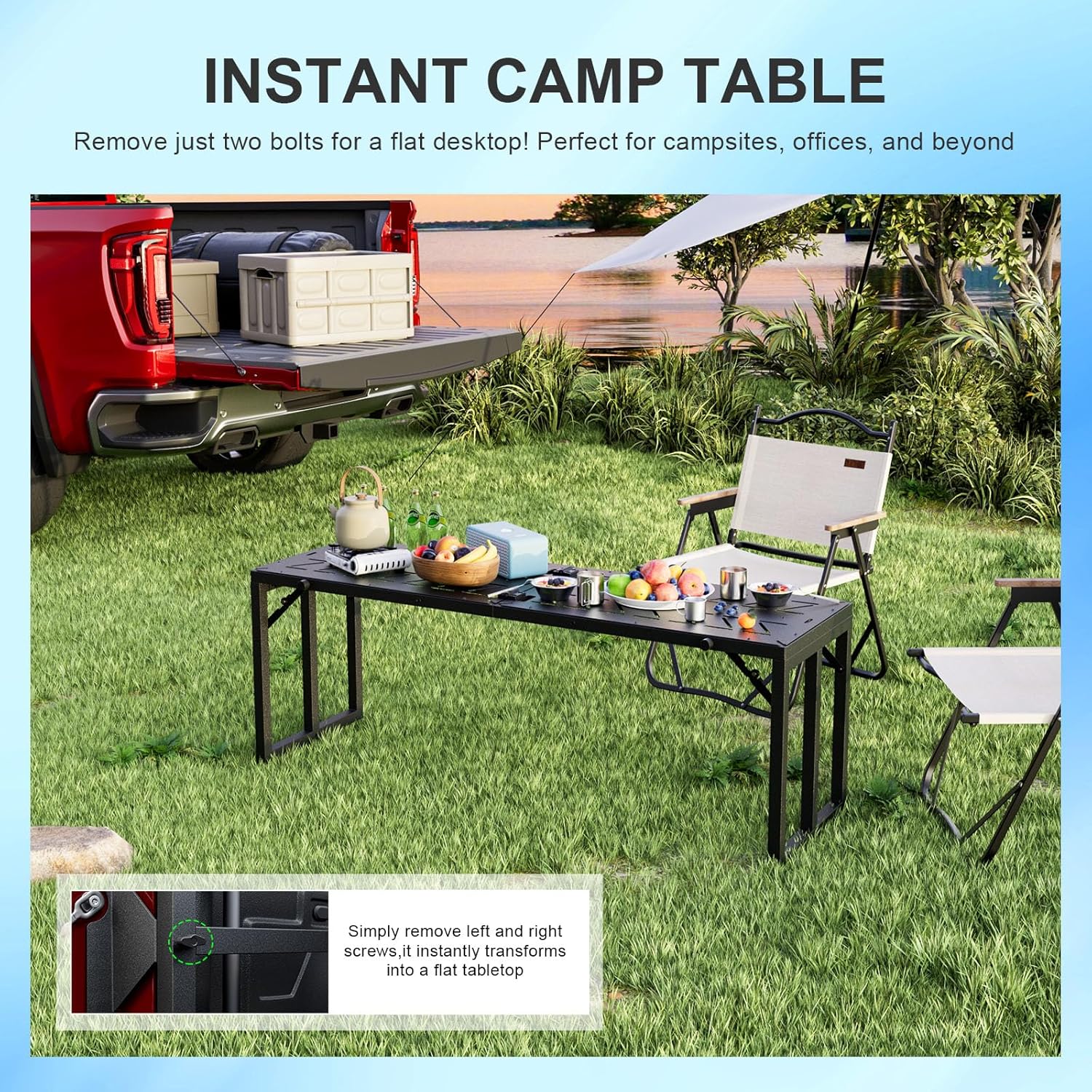 Tailgate Extender Compatible with 2019-2025 Chevy Silverado GMC Sierra Bed Extension Replacement for 2019-2025 Chevy Silverado Accessories