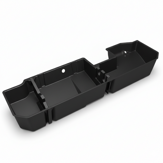 Under Seat Storage Boxes Compatible with 2019-2025 Chevy Chevrolet Silverado 1500/GMC Sierra 1500, 2020-2025 Silverado/Sierra 2500HD/3500HD, Crew/Double Cab