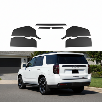 Full Headlight Head Light Tint Kit Compatible with Chevrolet Tahoe Suburban 2021-2024
