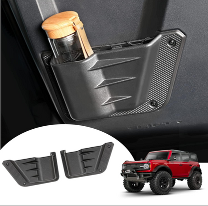 2/4-Door Front Door Storage Pockets for Ford Bronco Accessories 2021- 2024 - OHMU