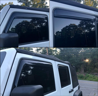 Premium Smoke Shatterproof Window Deflectors for Ford Bronco Sport 2021+ - OHMU