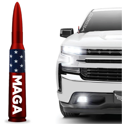 50 Cal Military Grade Aluminum Bullet Antenna Fits All Chevy & GMC Truck Model - OHMU