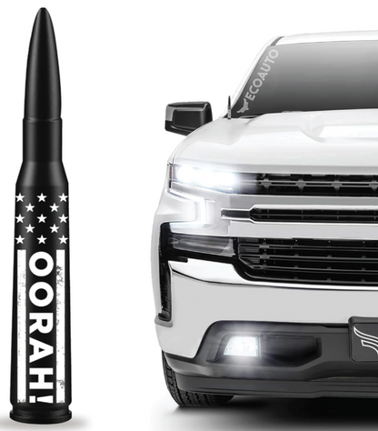 50 Cal Military Grade Aluminum Bullet Antenna Fits All Chevy & GMC Truck Model - OHMU