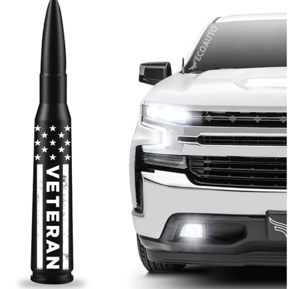 50 Cal Military Grade Aluminum Bullet Antenna Fits All Chevy & GMC Truck Model - OHMU