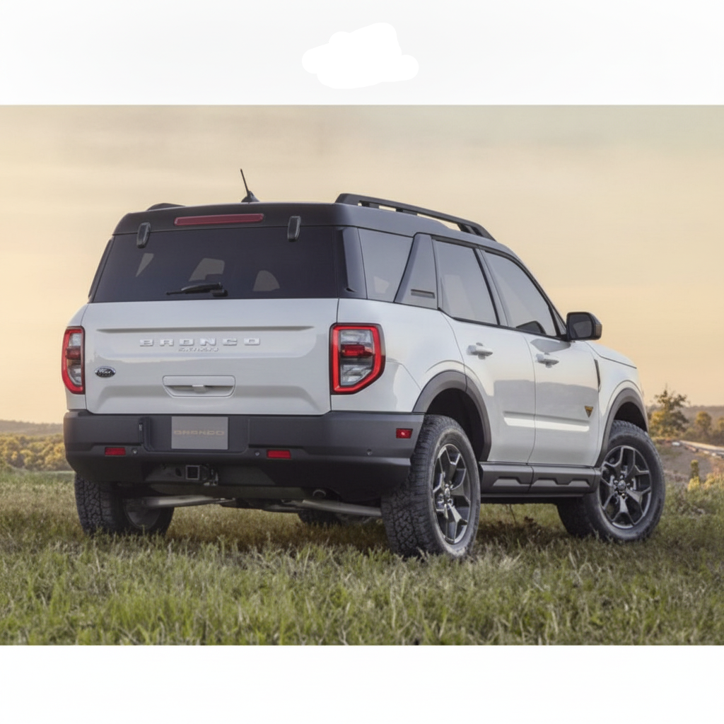 7-Inch Short Antenna for 2021–2026 Ford Bronco & Bronco Sport, Black AM/FM Radio Antenna
