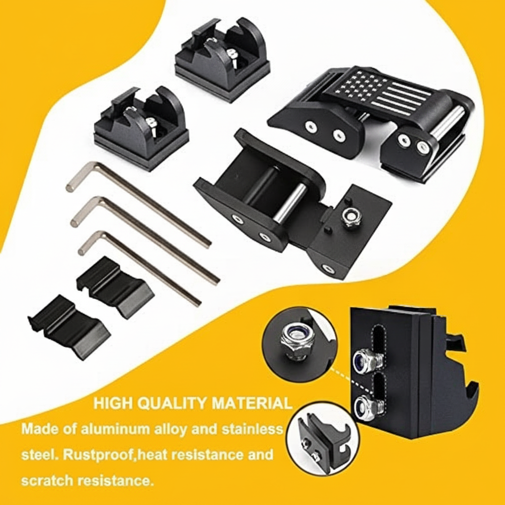 Wrangler JK JL Hood Latches Lock Catch Pair