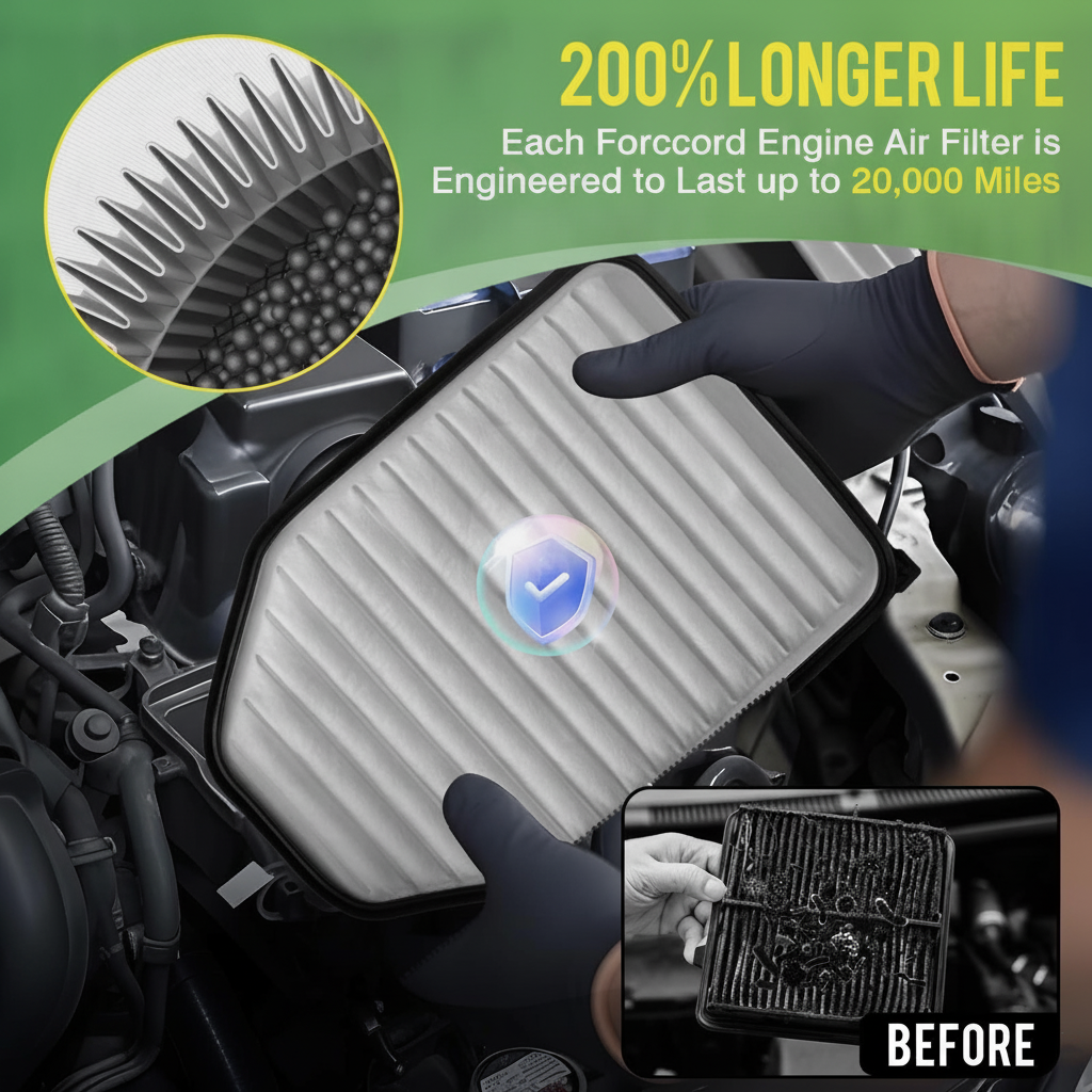 Cabin Air Filter and Engine Air Filter Kit for 2019-2026 Chevrolet Silverado 1500