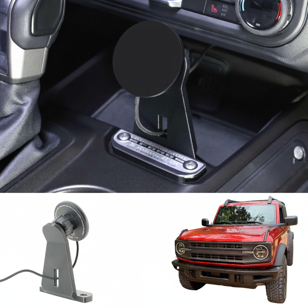 Fast Wireless Charging Phone Mount for Ford Bronco