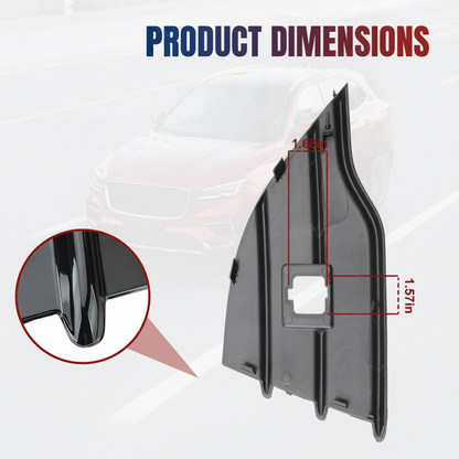 Front Bumper Fog Light Cover Trim for Ford Escape