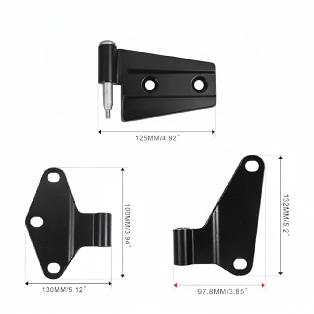 4 Door Hinge Kits Compatible with Wrangler JK/JKU