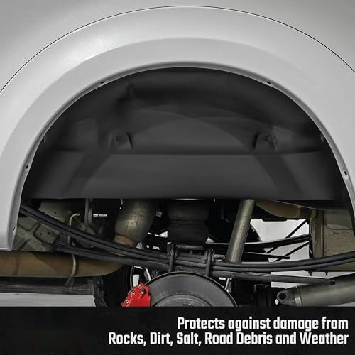 Rear Wheel Well Liners for Ford F-250/F-350 Super Duty (2017-2026)Made in USA