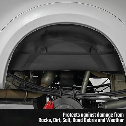 Rear Wheel Well Liners for Ford F-250/F-350 Super Duty (2017-2026)Made in USA