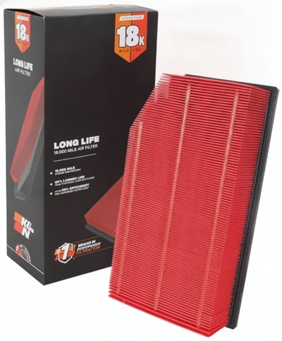 Engine Air Filter: Long Life Replacement Air Filter: Compatible with 2018-2026 Jeep Wrangler JL and Gladiator, KNA-5076