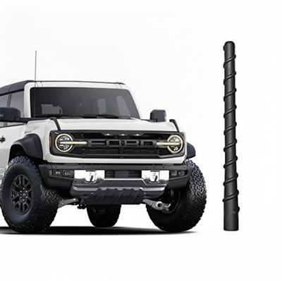 7-Inch Short Antenna for 2021–2026 Ford Bronco & Bronco Sport, Black AM/FM Radio Antenna