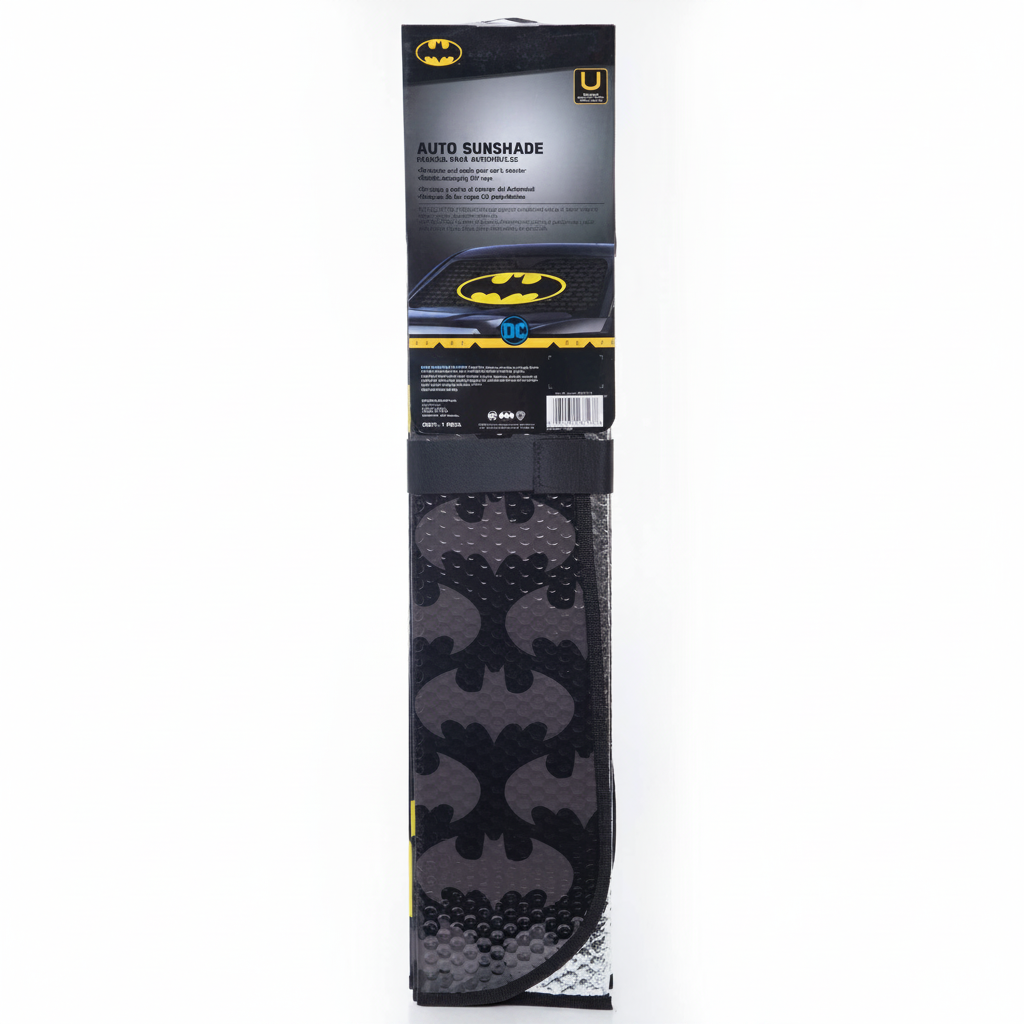 Batman Accordion Style Car SUV Front Windshield Sunshade