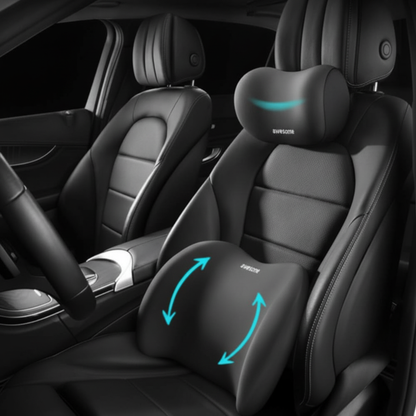 Car Lumbar Support Pillow and Neck Support for Car