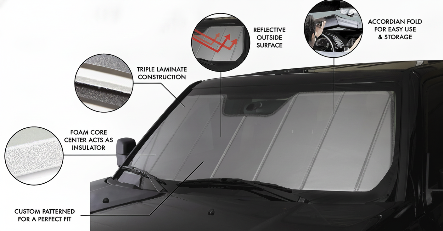 Custom Sunscreen for Chevrolet Silverado/GMC Sierra