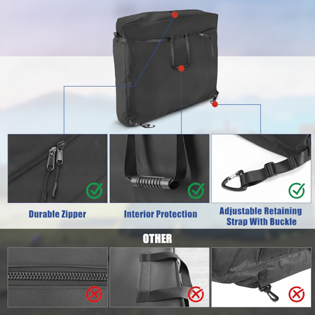 Compatible with 2021-2026 Ford Bronco 2&4 Door Car Top Panel Protector Bag Freedom Driving
