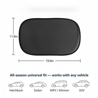 Upgraded Car Window Shades - UV Protection, Anti-Glare Mesh