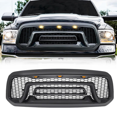 Grille Compatible with Ram 1500 2013-2018 Front Grill Fits