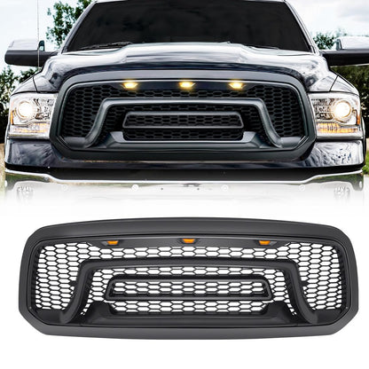 Grille Compatible with Ram 1500 2013-2018 Front Grill Fits