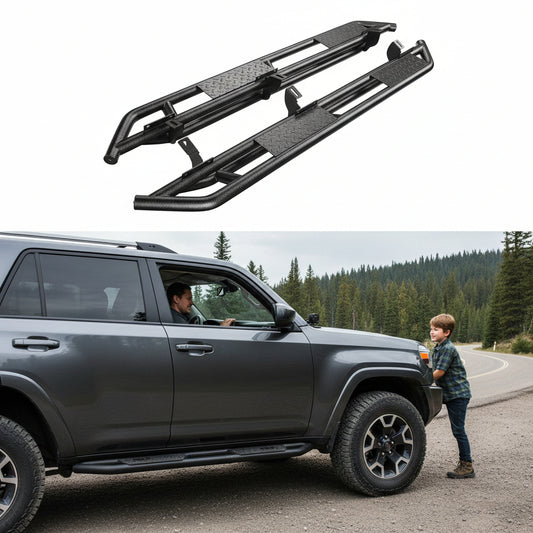 Heavy-Duty Running Boards for 2007-2018 Jeep Wrangler JK 4-Door Only